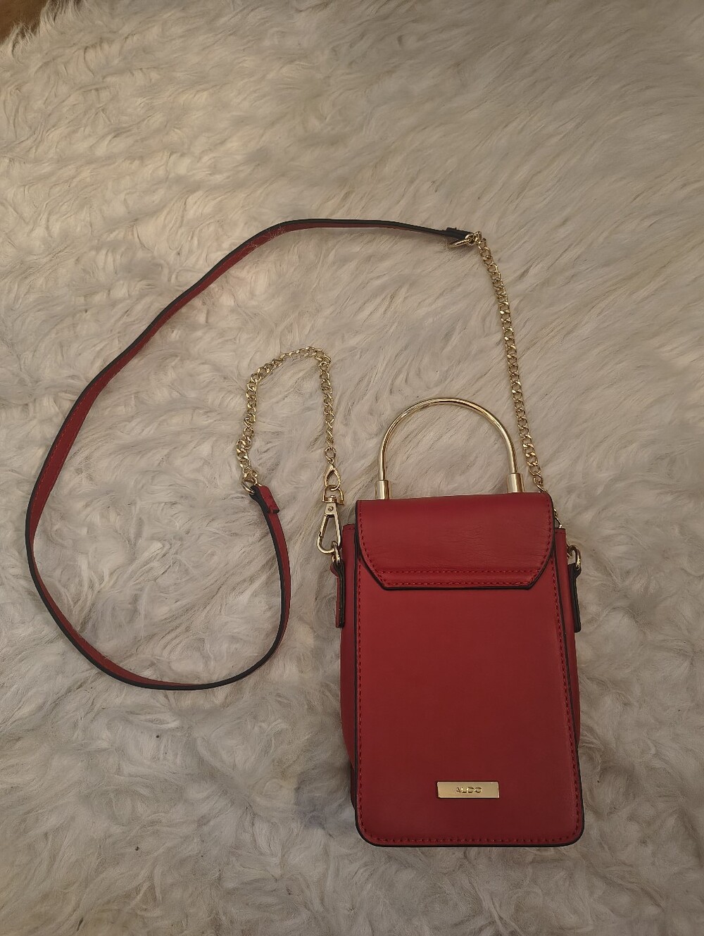 ALDO Red Crossbody Phone Bag